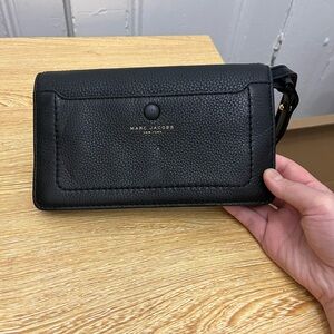 Marc Jacobs Empire City Pebbled Leather Crossbody Wallet Bag